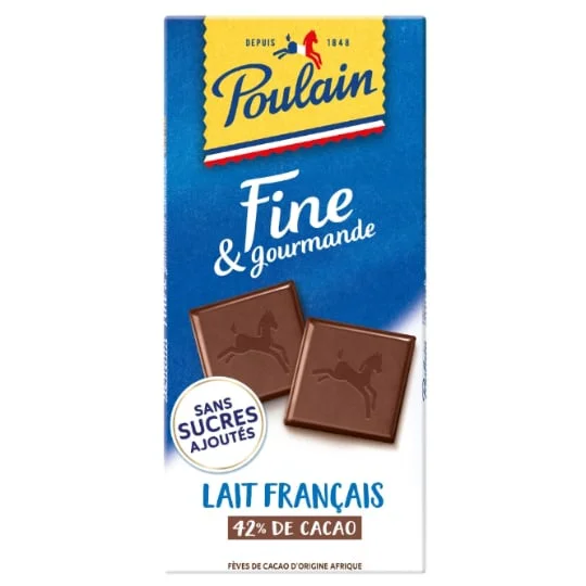 Tablette gourmande Chocolat au lait
