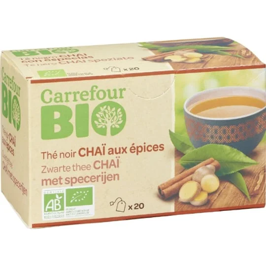 Thé noir bio Chaï aux épices
