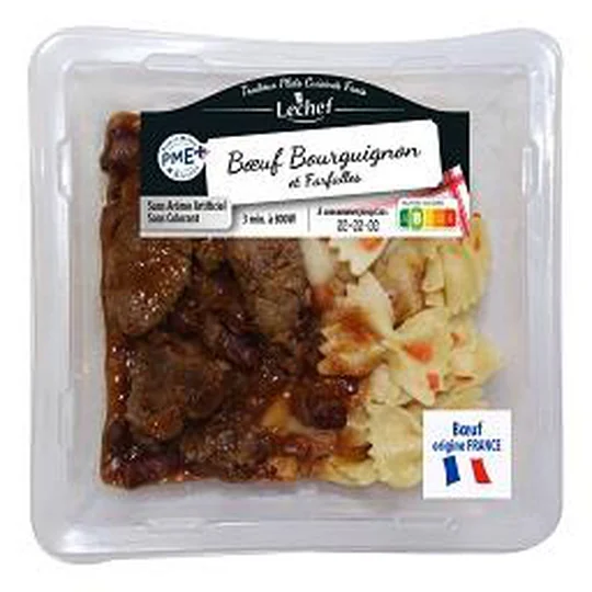 BOeuf bourguignon & Farfalles