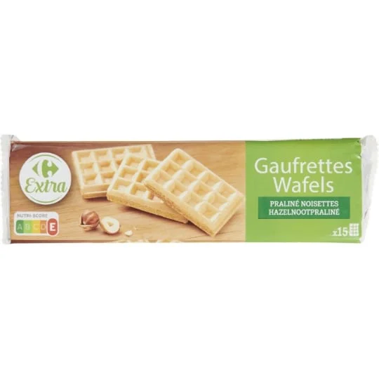 Gaufrettes praliné noisettes