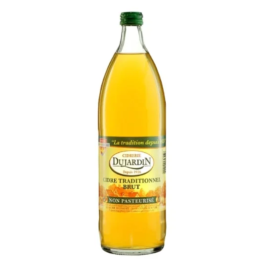 Cidre traditionnel brut non pasteurisé