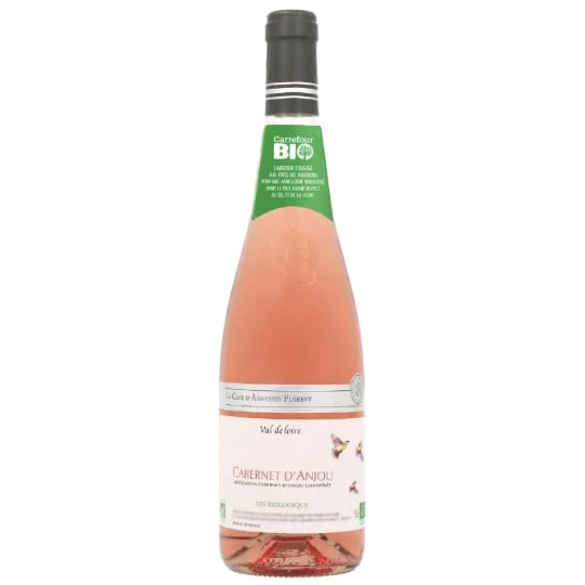 Vin rosé Cabernet D'Anjou Bio