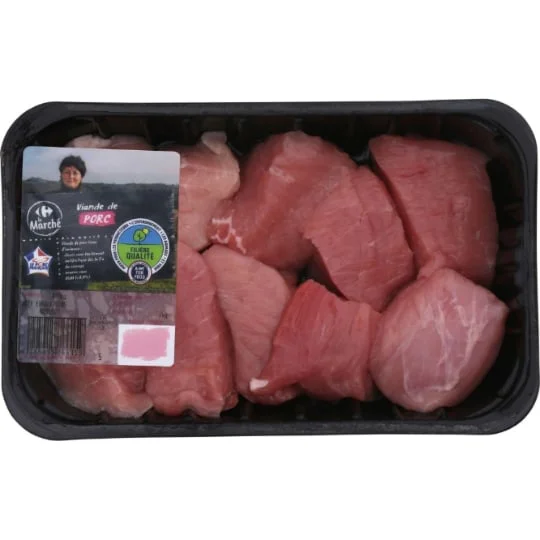 Sauté épaule de porc sans os