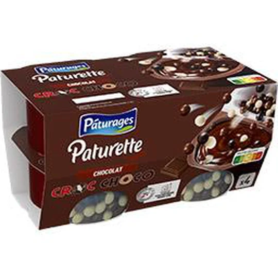 Paturette Crème dessert chocolat Croc Choco