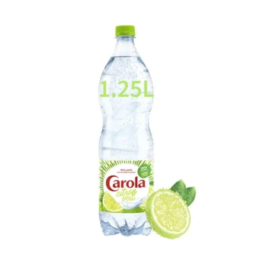 Eau gazeuse aromatisée citron vert