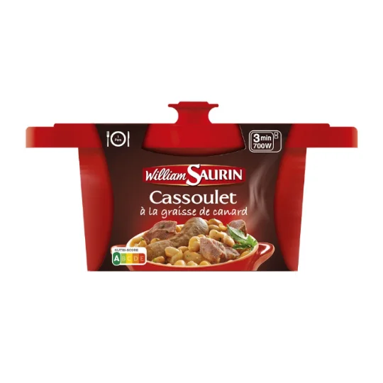 Plat cuisiné cassoulet