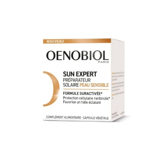 Complément Alimentaire Bronzage Préparateur Solaire Peau Sensible Sun Expert