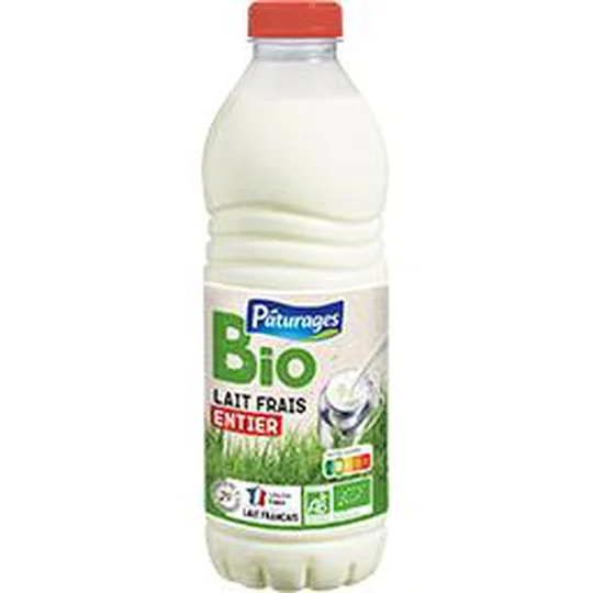 Lait frais entier BIO