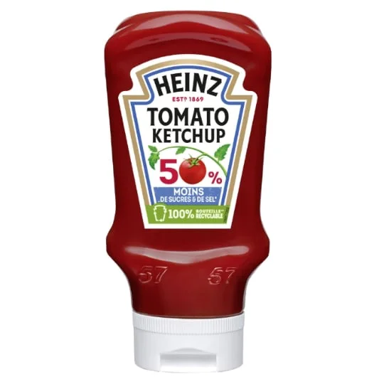 Ketchup moins sucres et sel