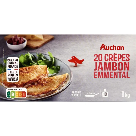 Crêpe jambon emmental