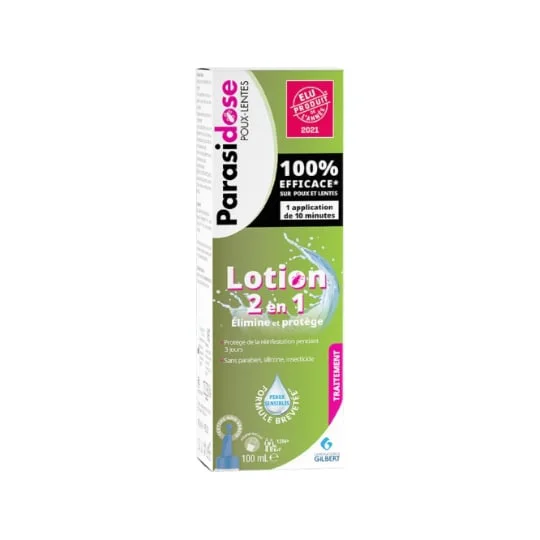 Anti-Poux et Lentes Lotion 2en1 Elimine et Protège