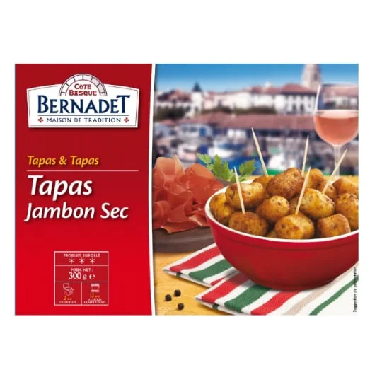 Tapas jambon sec