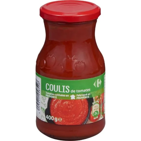 Sauce coulis de tomate