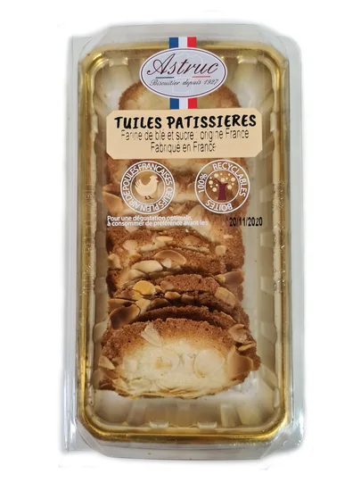 Tuiles pâtissières amande Boîte