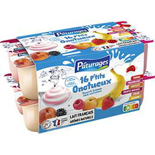 P'tits Onctueux - Yaourts brassés sans morceaux aux fruits