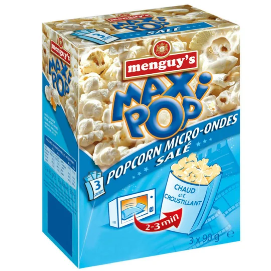 Pop corn salé Micro-ondes