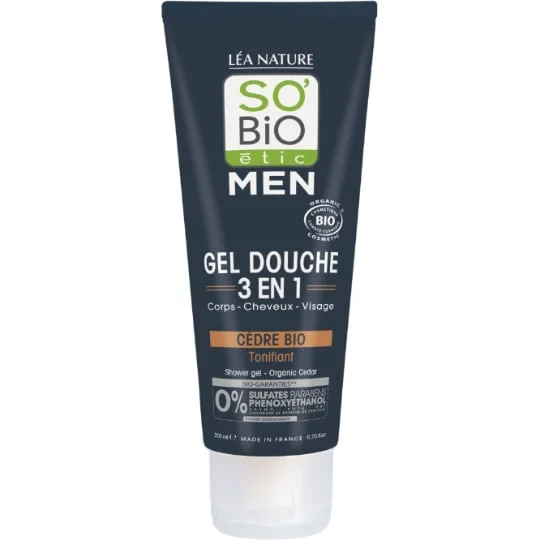 Gel Douche Tonifiant 3 en 1 au Cèdre Bio