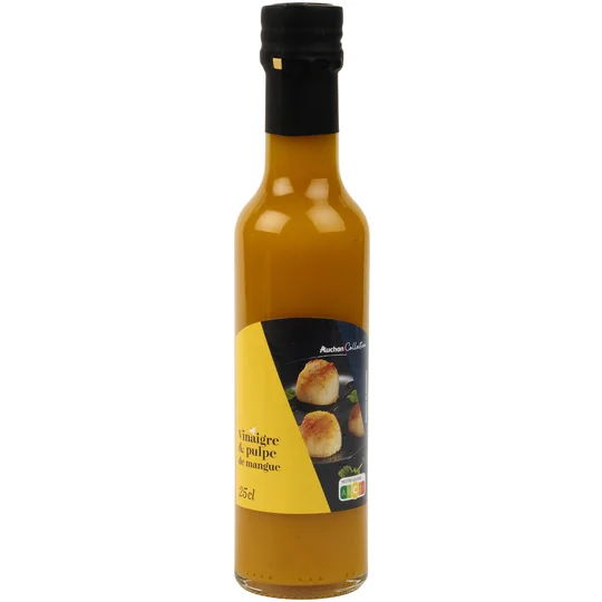 Vinaigre et pulpe de mangue