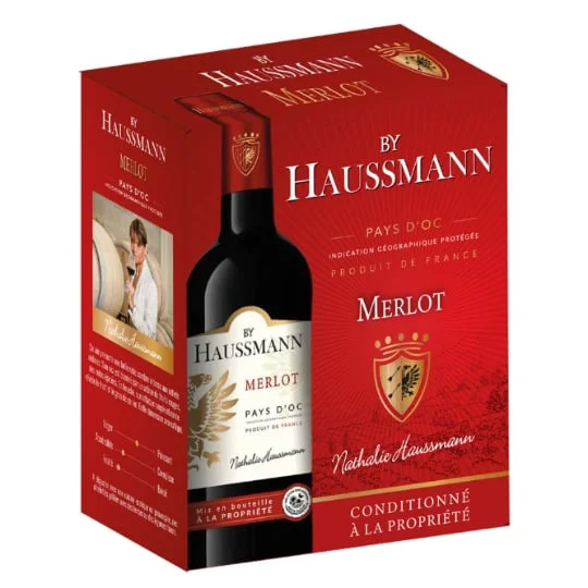 Vin rouge Pays d'oc Merlot