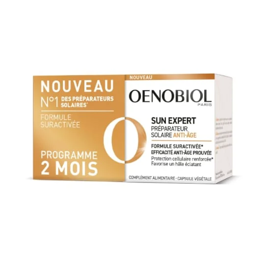 Complément Alimentaire Bronzage Préparateur Solaire Anti-Âge Sun Expert