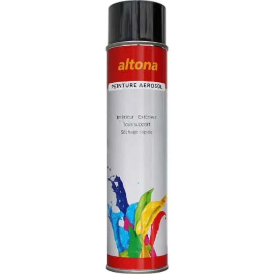 Peinture AEROSOL NOIR BRILLANT