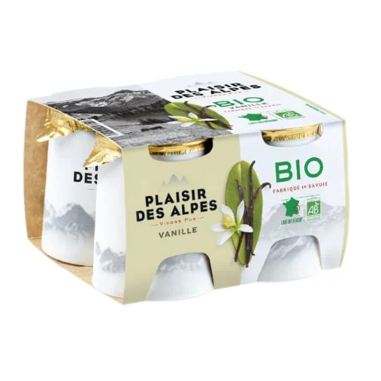 Yaourt lait entier vanille Bio