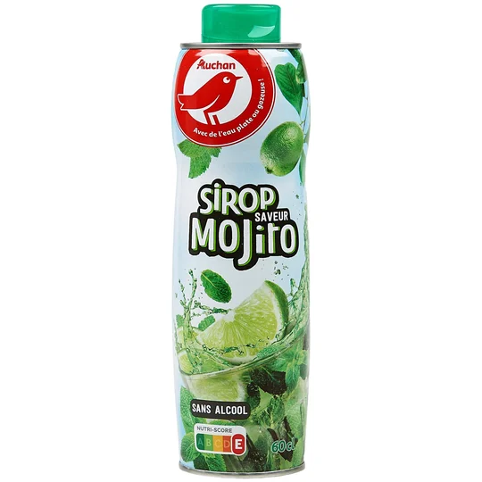Sirop saveur mojito bidon métal