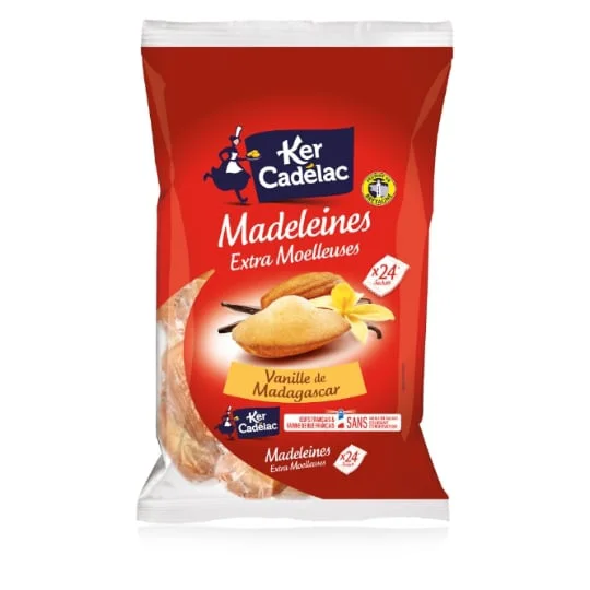 Madeleine vanille de Madagascar extra moelleuse