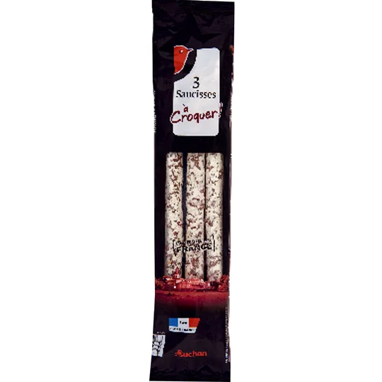 Saucisses droites à croquer x3