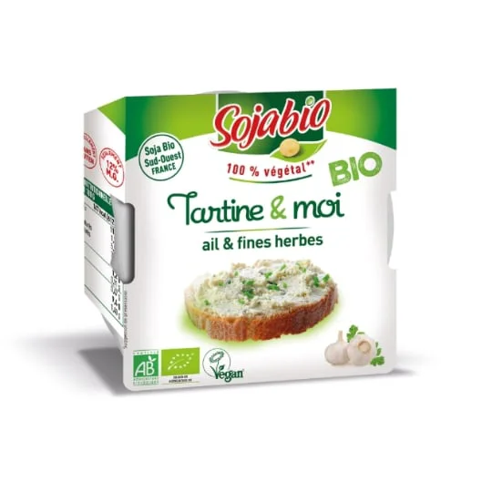 Spécialité à base de soja Bio Ail Et Fines Herbes