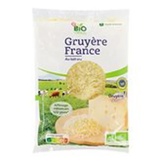 Gruyère rapés Bio - 33% MG