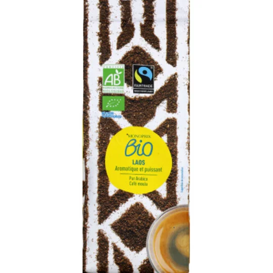 Café moulu Laos bio
