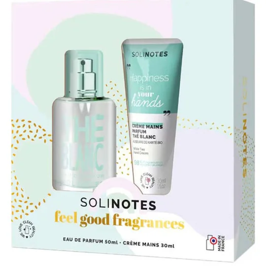 Coffret Eau de parfum thé blanc + Crème mains