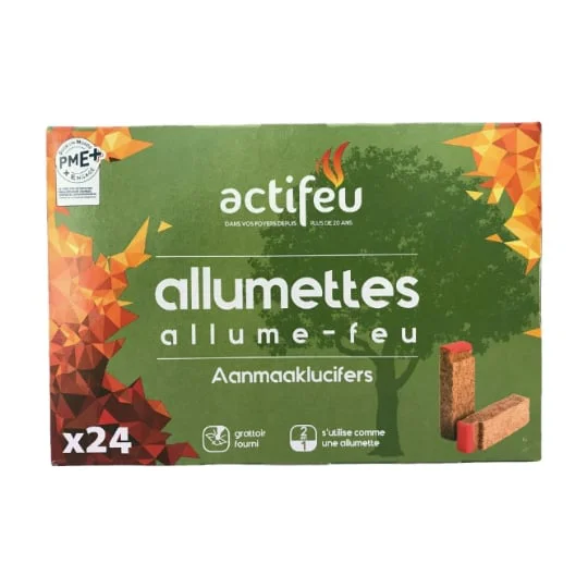 Allumettes allume-feu x24