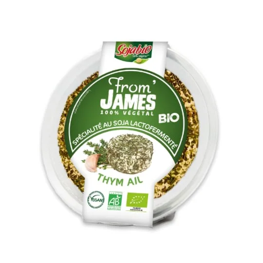 Fromage James Thym Ail 100% Végétal Bio