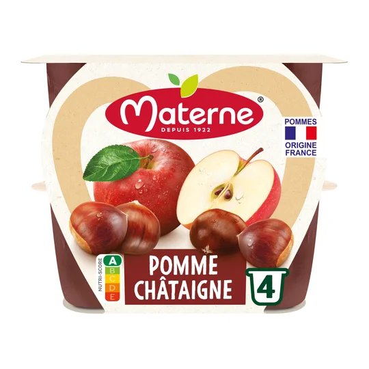 Compotes Pomme Châtaigne