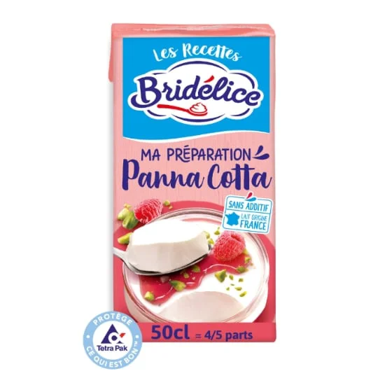 Préparation pour panna cotta UHT