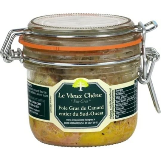 Foie gras de canard du sud-ouest IGP
