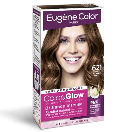 Coloration Capillaire 621 Marron Glace Color&Glow