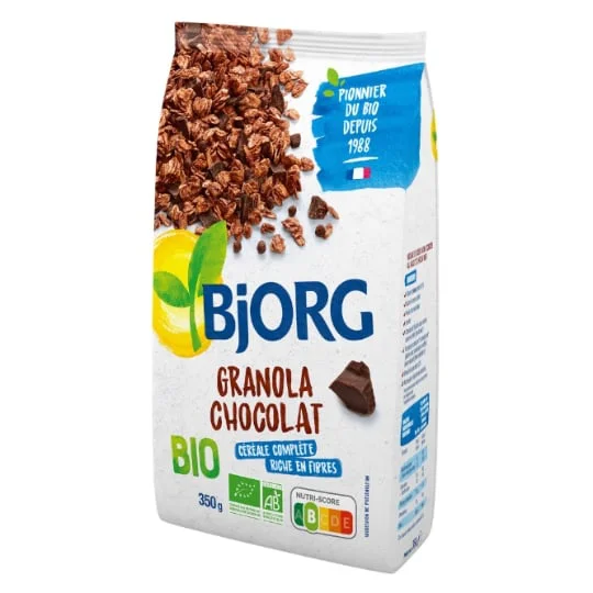 Céréales granola chocolat Bio