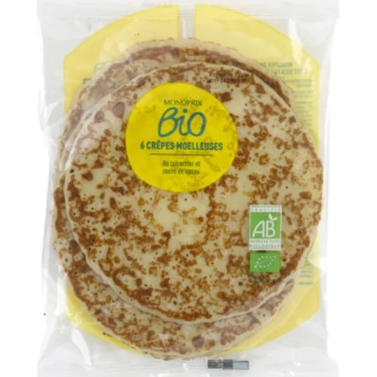 Crèpes moelleuses