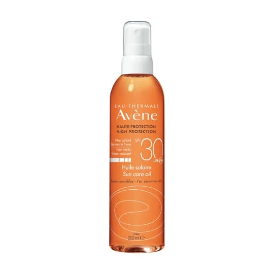 Huile solaire SPF 30 peaux sensibles
