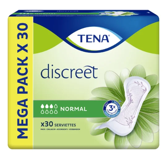 Serviettes Discreet Lady Megapack - Normal - x30