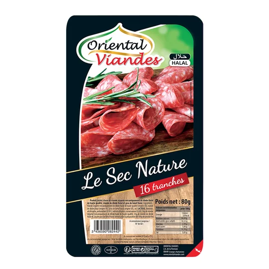 Saucisson sec de boeuf - Halal