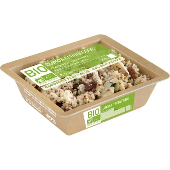 Salade de quinoa et boulgour au jus de citron Bio