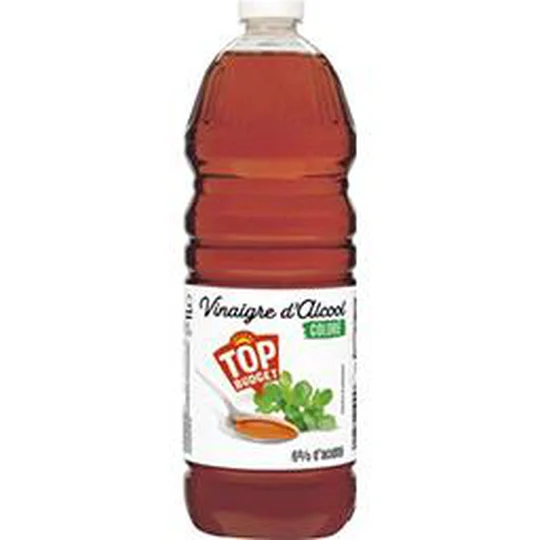 Vinaigre d'alcool coloré