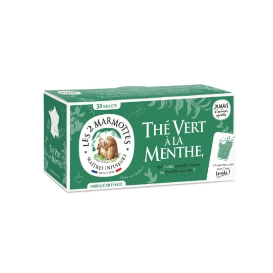 Infusion Thé vert menthe - x30
