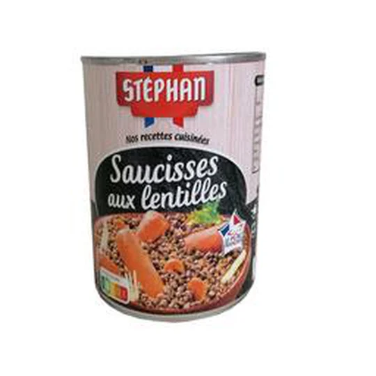 Saucisses lentilles