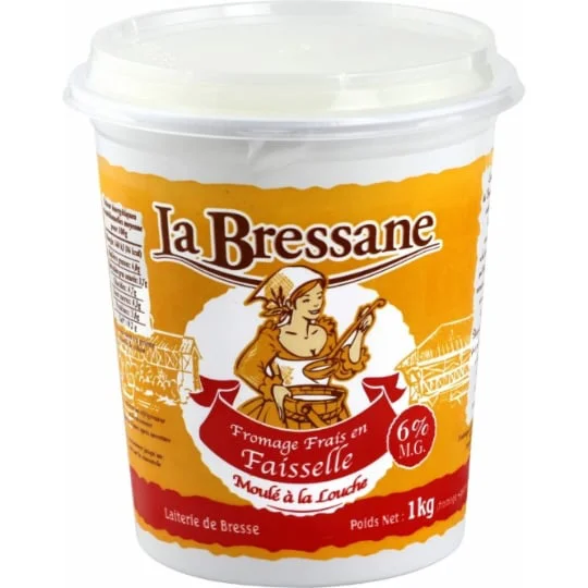 Fromage frais en faisselle nature 6% MG