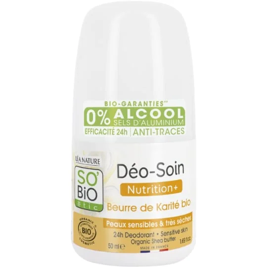 Déodorant Bille Soin 24h Nutrition + au Beurre de Karité Bio